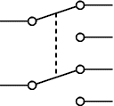 DPDT switch symbol