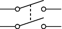 DPST switch symbol