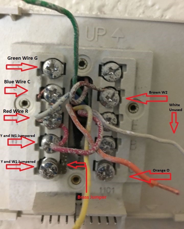 Trane tzemt400bb32maa Thermostat install | DIY Home Improvement Forum